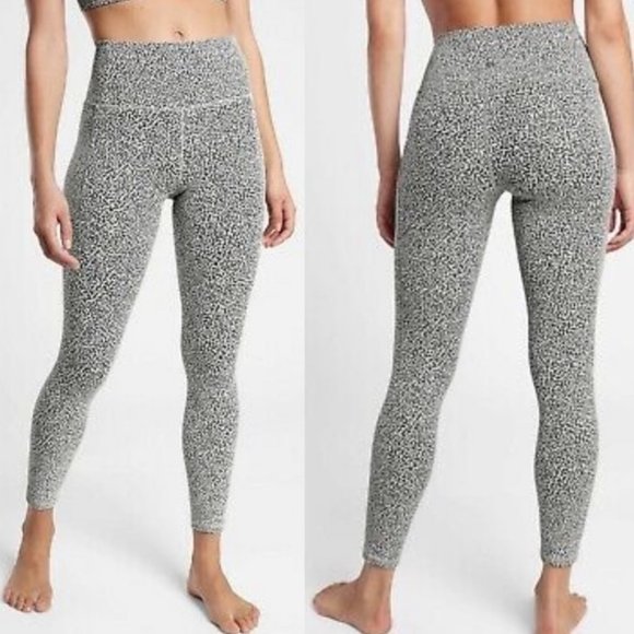 Athleta | Salutation Stash II Micro Cheetah Textured Tight - Picture 1 of 8